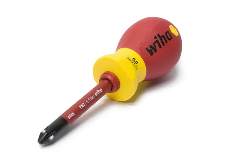 WIHA Screwdriver With Bit Holder Set, Slimvario, Vde 1000v Insulated WH-41230 screwdriver set WHIA