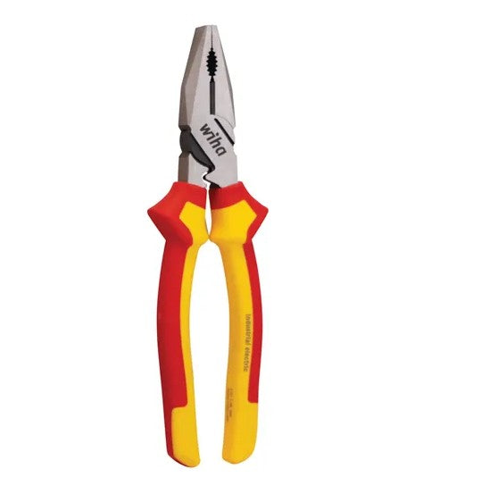 WIHA 220mm Industrial Electricians Lineman's Pliers, VDE 1000V Insulated WH-41250 pliers WHIA