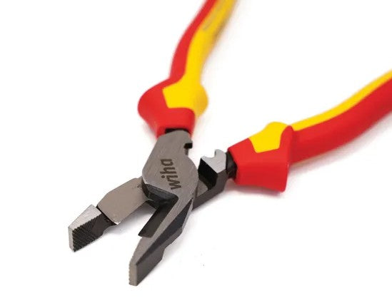 WIHA 220 Mm Cross Cut Pliers, Industrial Electricians, VDE 1000V Insulated WH-44377 pliers WHIA