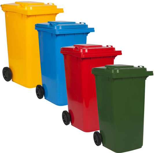 Wheelie Bin 240L Assorted Colors Rubbish Bin Richmond Rolling Solutions