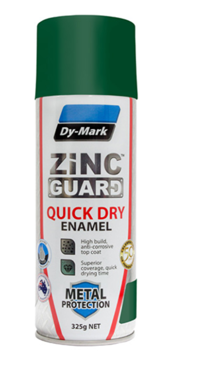 Dy-Mark Zinc Guard Dry Enamel BRUNSWICK GREEN 325g 230932304 Paint Dy-Mark