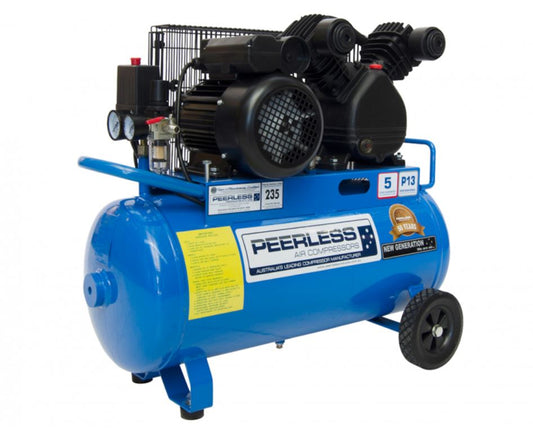 Peerless P13 Portable Electric ET200 2.5HP 240LPM 100PSI 48L Belt Driven Air Compressor 00092 Compressor Peerless Products