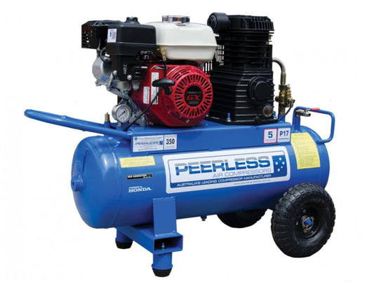 Peerless P17 Petrol Portable 350LPM Honda GX200 00128 Compressor Peerless Products