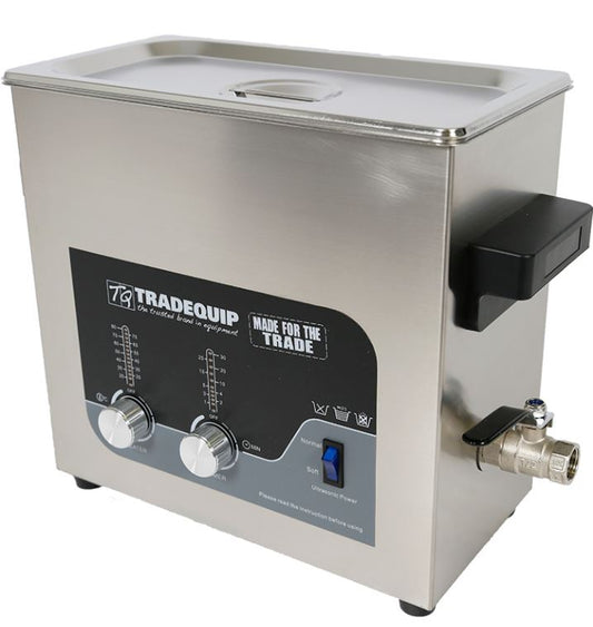 TQB Ultrasonic Parts Cleaner 13litre 1037T Parts Cleaner Trade Quip