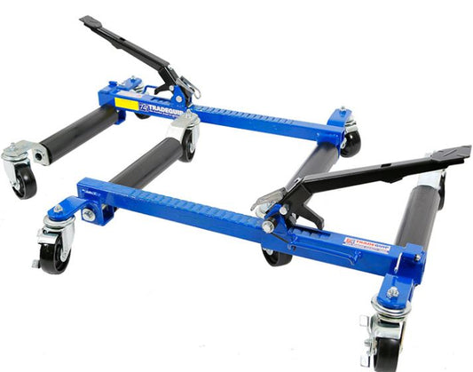 TQB Vehicle Positioning Jacks 680kg Ratcheting Pair 1054T Jack Trade Quip