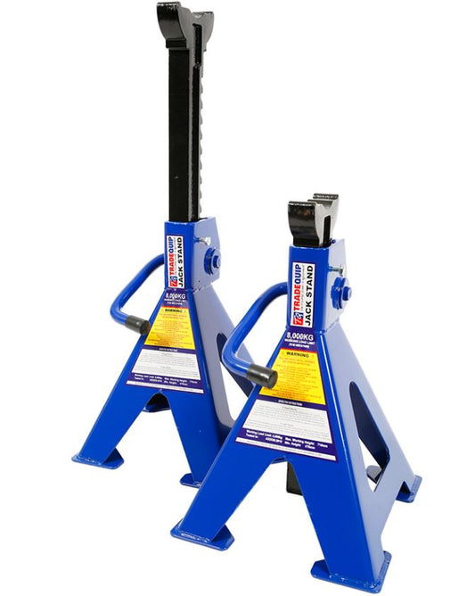 TQB Jack Stands Ratchet 8,000kg pair 1162T Jack Stand Trade Quip
