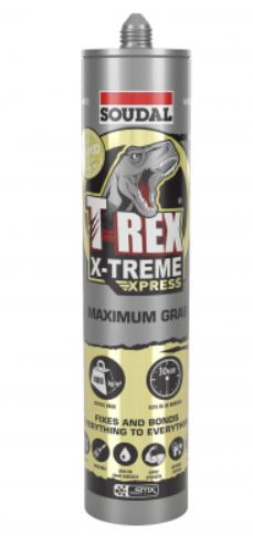 Soudal T-Rex X-Treme 290ml x 12 134842 134841 Adhesive Soudal
