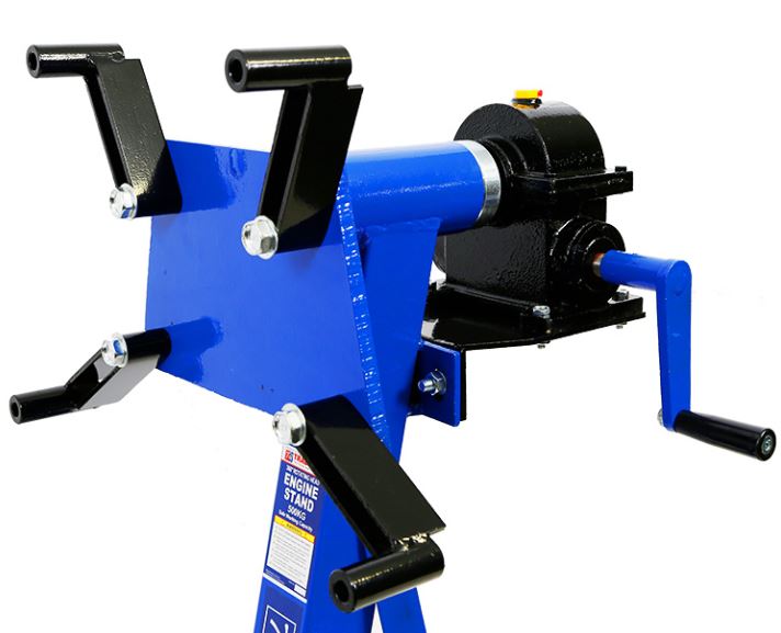 TQB Engine Stand with Gearbox 500kg 1894T Engine Stand Trade Quip