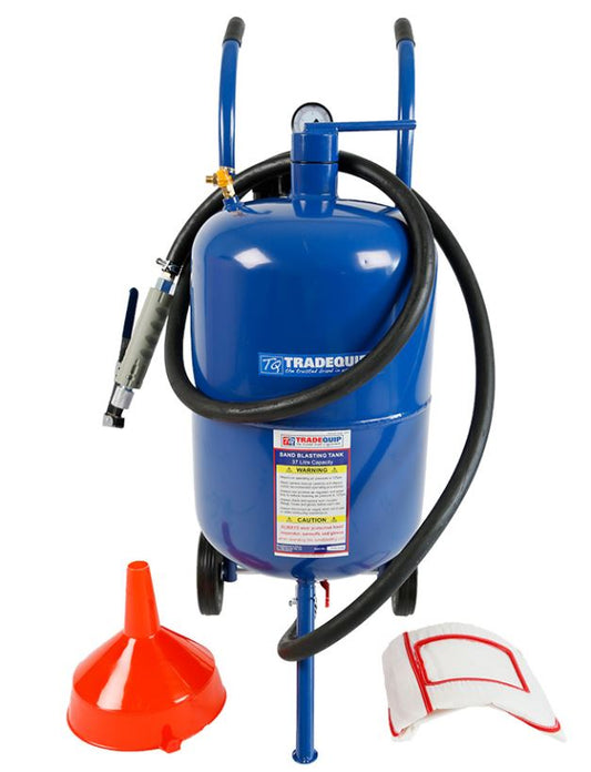 TQB Mobile Sand Blasting Kit 37 litre 3008 Sand Blaster Trade Quip