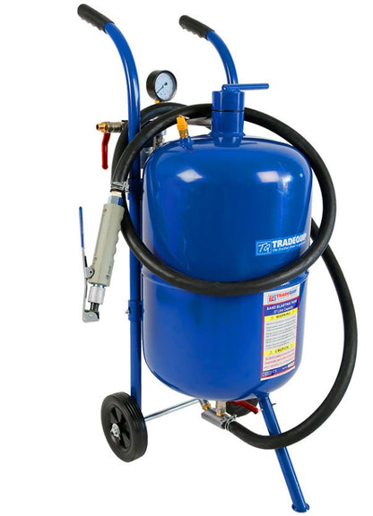 TQB Mobile Sand Blasting Kit 37 litre 3008 Sand Blaster Trade Quip