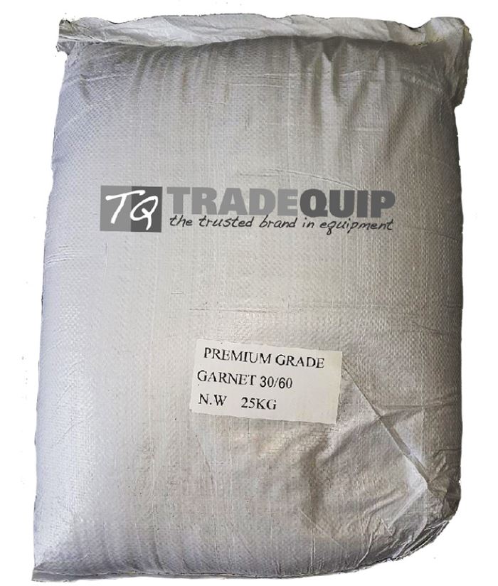 TQB Garnet Blasting Media Abrasive 30/60 25KG 3020T Abrasive Trade Quip