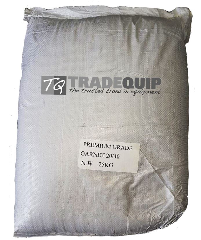 TQB Garnet Blasting Media Abrasive 20/40 25KG 3023T Abrasive Trade Quip