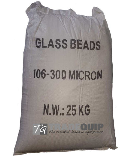 TQB Glass Beads Media Abrasive 25KG106-300mm 3025T Abrasive Trade Quip