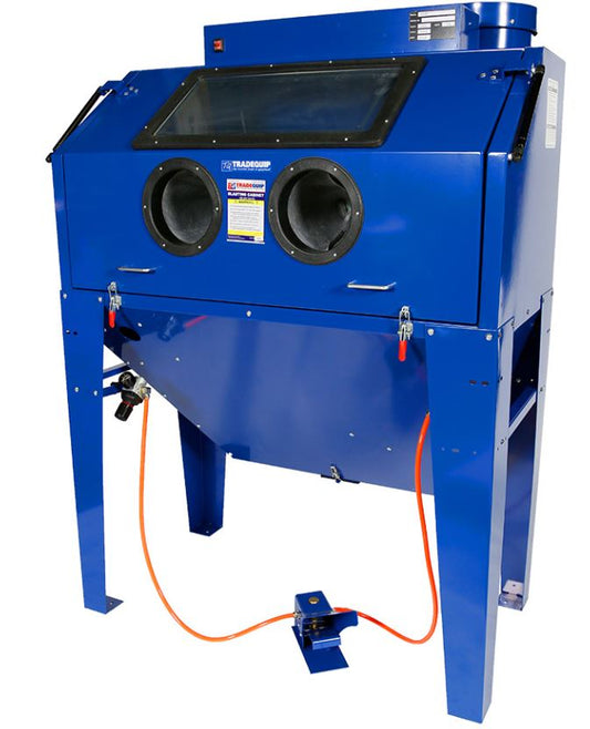 TQB Blasting Cabinet 420 Litre Door Front 3036T Cabinet Trade Quip