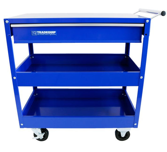 TQB Workshop Tool Trolley 1 Drawer 2 Tray 6012T Trolley Trade Quip