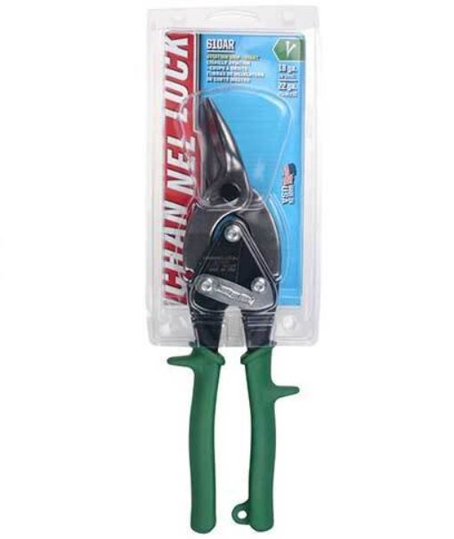Channellock Right Hand Aviation Snip 248mm 610AR Snips Channellock
