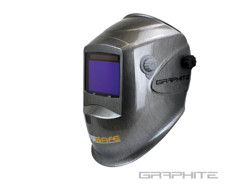 BossSafe Wide View Electronic Welding Helmet GRAPHITE 700200 Welding Helmet BossSafe