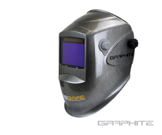 BossSafe Wide View Electronic Welding Helmet GRAPHITE 700200 Welding Helmet BossSafe