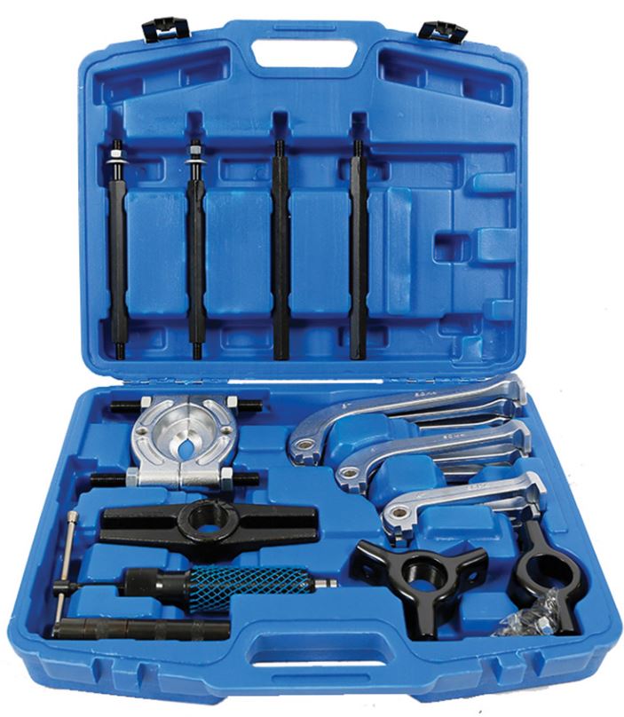 TQB Gear Puller Kit - Hydraulic 23pce 9023T Gear Puller Trade Quip