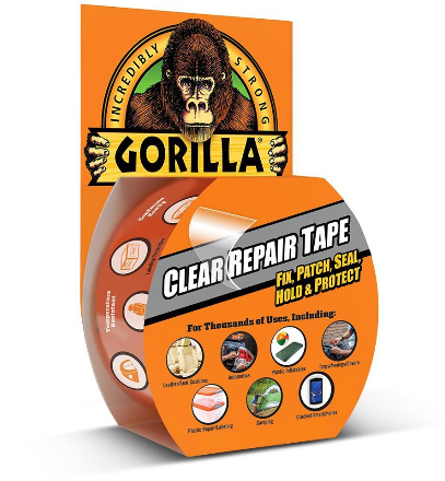 Gorilla Clear Repair Tape 8m x 48mm GG60270 tape Gorilla