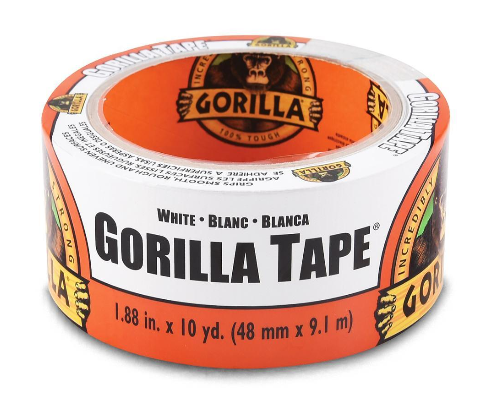 Gorilla White tape - 48mm X 9.1m GG41015 tape Gorilla