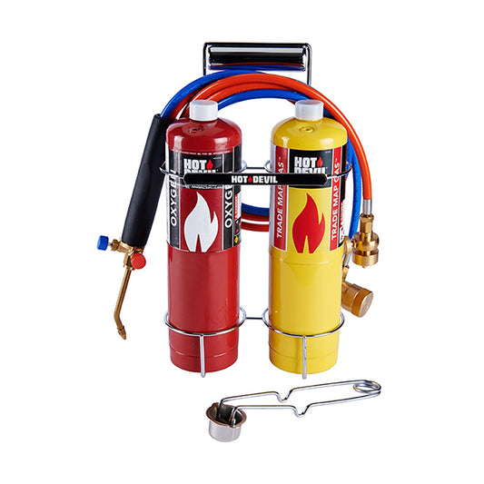 Hot Devil Oxy Force Blow Torch kit HDOXF Butane Gas Hot Devil