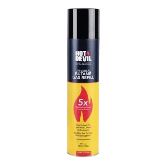 Hot Devil Purified Butane Gas 300ml (Single Unit) HDGAS5 Butane Gas Hot Devil