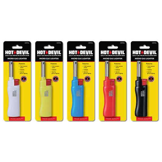 Hot Devil Micro Gas Lighter HDMGL Butane Gas Hot Devil