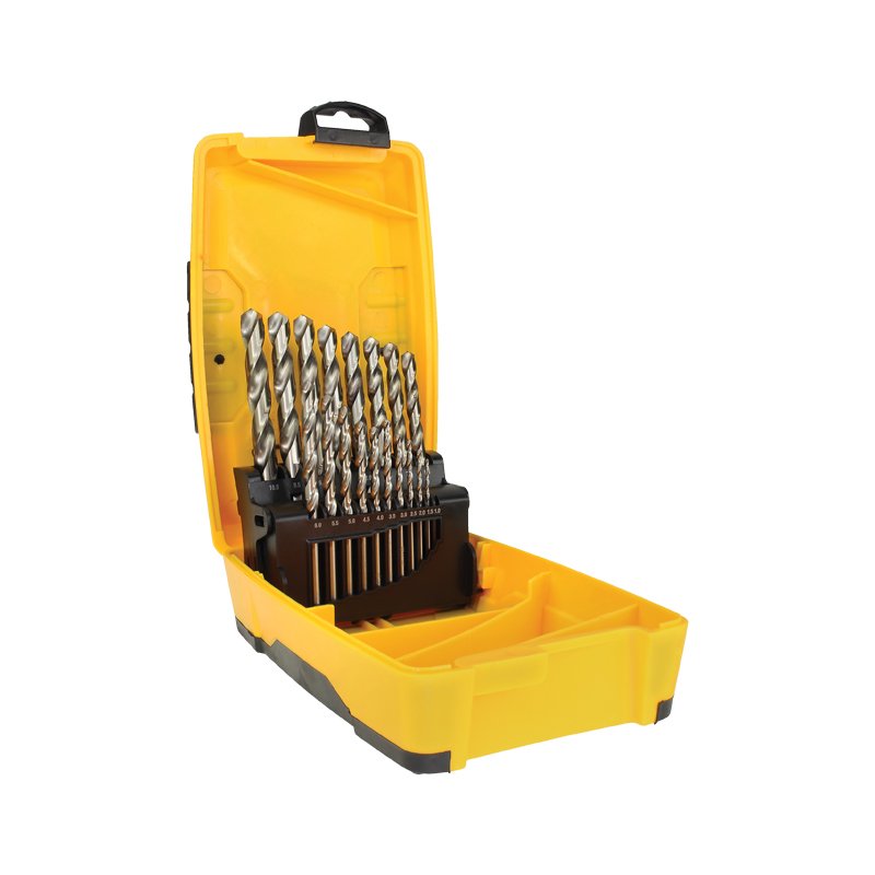 Alpha 19pc Silver Series Metric Drill Set 1.0-10.0mm SM19PBS Drill Sets Alpha