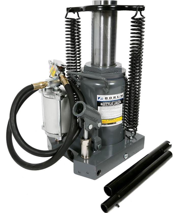 TQB Borum Bottle Jack Air/Hydraulic 35,000kg BBJ35TA Jack Borum