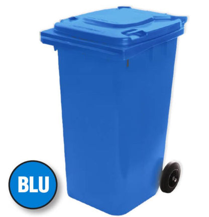Wheelie Bin 240L Assorted Colors Rubbish Bin Richmond Rolling Solutions Blue
