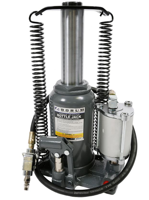 TQB Borum Bottle Jack Air/Manual 20,000kg BTSJ20TB Jack Borum