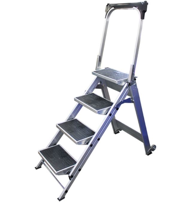 Aluminium Step Folding Ladder 4 Step CSL400 Ladder Richmond Rolling Solutions