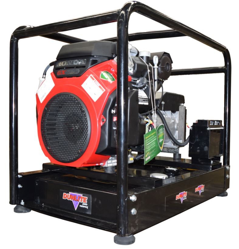 Dunlite 9.5 kVA Honda Powered Generator with E-Start DGUH9ES 2 Generator Dunlite Power Equipment