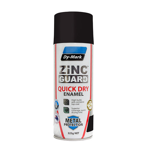 Dy Mark Zinc Guard Dry Enamel FLAT BLACK 325 g 230932101 Paint Dy-Mark