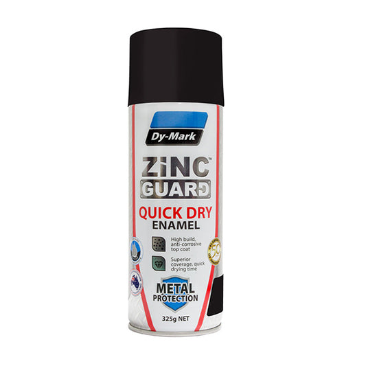 Dy Mark Zinc Guard Dry Enamel FLAT BLACK 325 g 230932101 Paint Dy-Mark