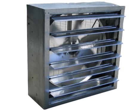 Fanmaster-Industrial Gal Louvred Fan 1250mm-IGLF1250 Fans Fanmaster