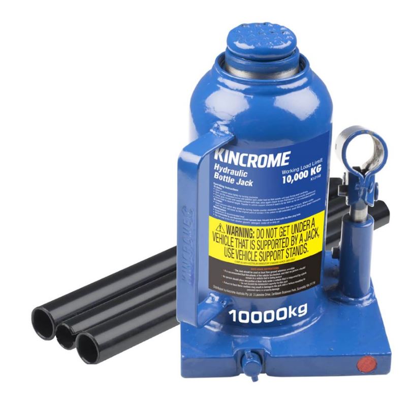 Kincrome Hydraulic Squat Bottle Jack 10,000kg K12158 Jack Kincrome