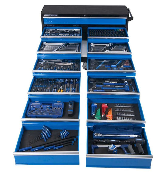 Kincrome Evolution Tool Trolley 557 Piece 13 Drawer Extra Wide 1/4, 3/8 & 1/2" Drive K1232 Toolbox Kincrome