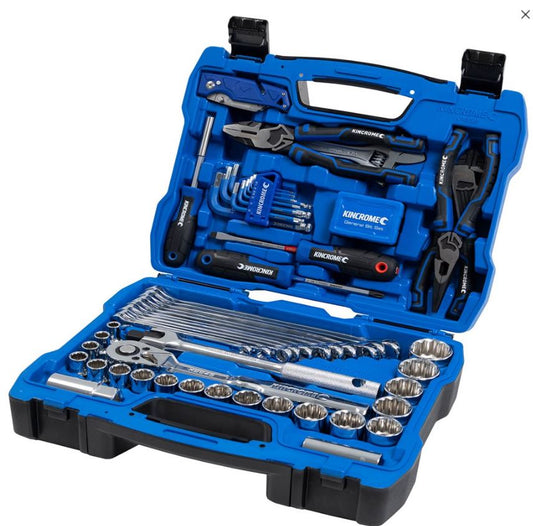 Kincrome PORTABLE AUTOMOTIVE TOOLKIT 85 PIECE 1/2" DRIVE K1859 socket Kincrome