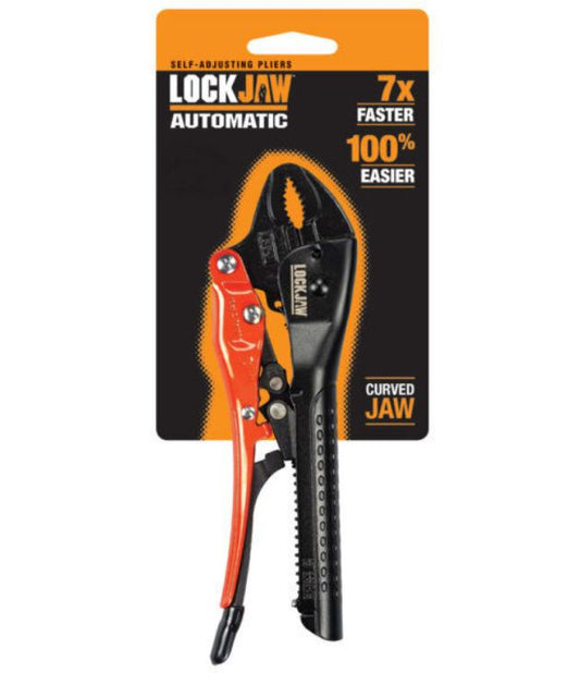 Lockjaw Pliers 250mm ( 10") Curved Jaw Chrome Molybdenum L2100250 Plier and Cutters LockJaw