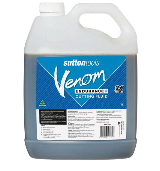Venom 4 litres Cutting Fluid Venom M8004000 Lubricants Venom