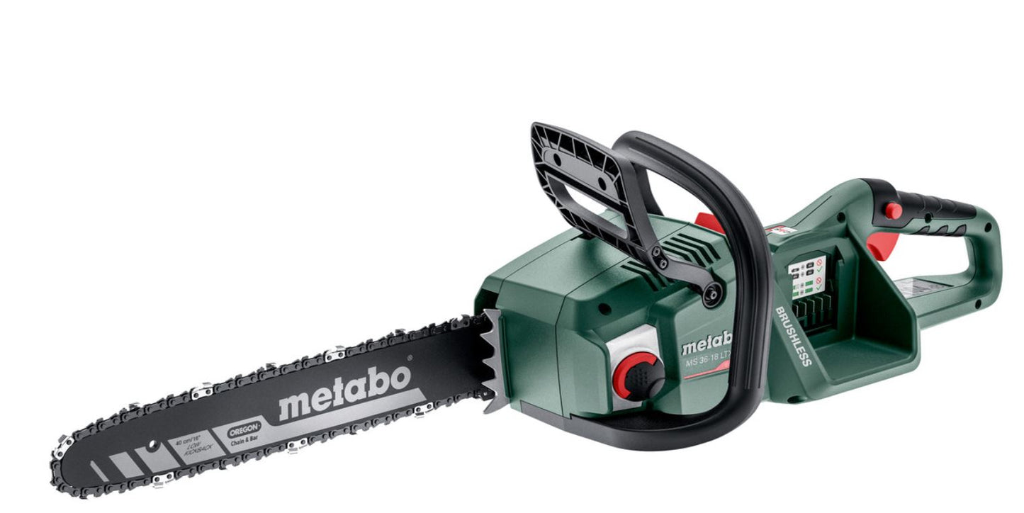 Metabo Cordless Chain Saw Brushless 18V Skin Only MS36-18 LTX BL 40 Chain Saw Metabo Power Tools