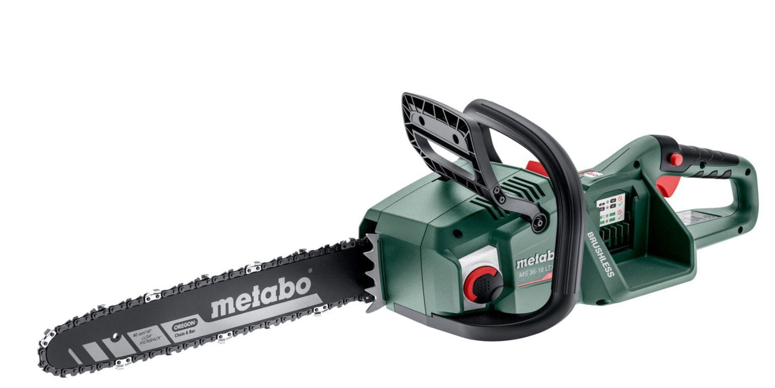 Metabo Cordless Chain Saw Brushless 18V Skin Only MS36-18 LTX BL 40 Chain Saw Metabo Power Tools