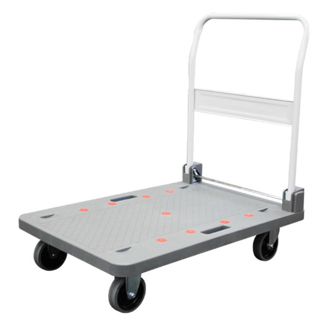 Grey Folding 900x610mm Platform Trolley PFR025 Trolley Richmond Rolling Solutions