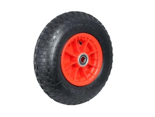 400mm Plastic Centred Pneumatic Wheel 25mm Axle Diameter PN1627-M25BB wheel Richmond Rolling Solutions