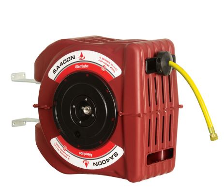 Alemlube S Series Air Hose Reel-12mm x 15m SA400N hose Alemlube