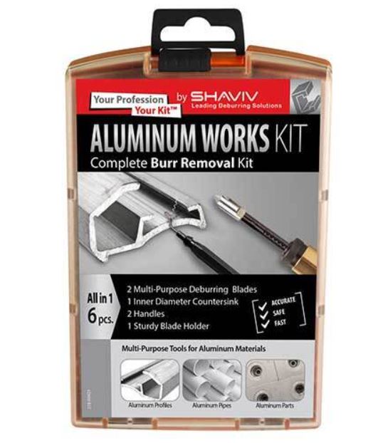 Shaviv Aluminum Works Kit Deburring Tool Pack of 6 SH25400056 Blades Shaviv