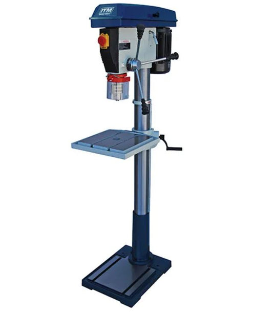 ITM Pedestal Floor Drill Press, 3mt, 25mm Cap, 12 Speed, 450mm Swing, 1500w 240v TD1825F Drill ITM