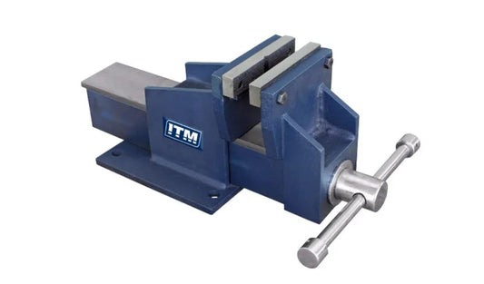 ITM Fabricated Steel Bench Vices, Straight Jaw 100mm TM102-100 Vice ITM
